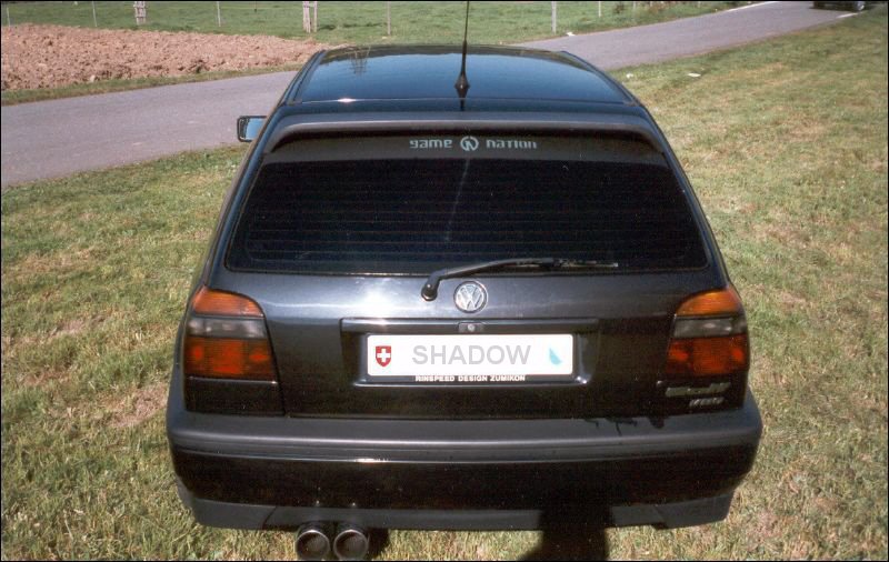 Man beachte das Custom Bremslicht mit meinem Firmennamen