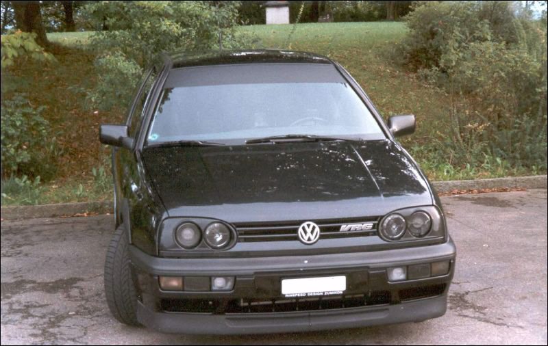Custom Hella Scheinwerfer BLACK - Leider mit Steinschlag auf rechter Seite :(